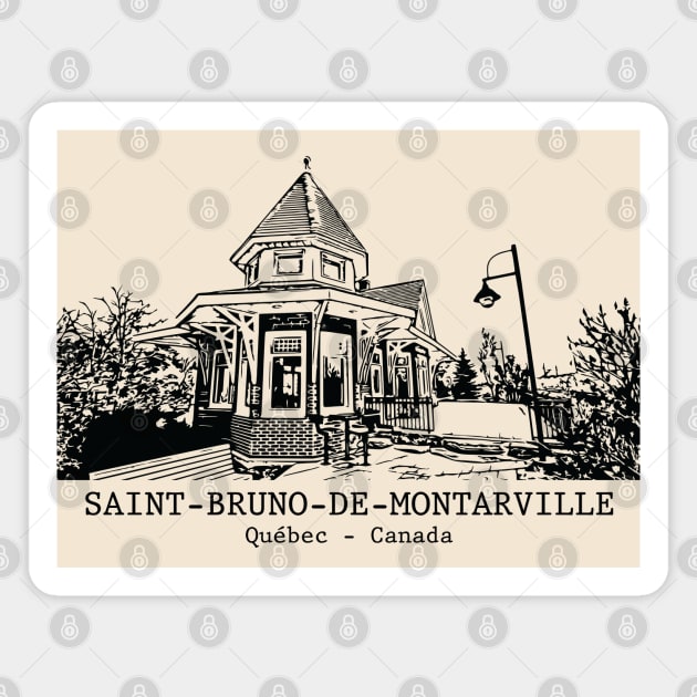 Saint-Bruno-de-Montarville - Québec Magnet by Lakeric
